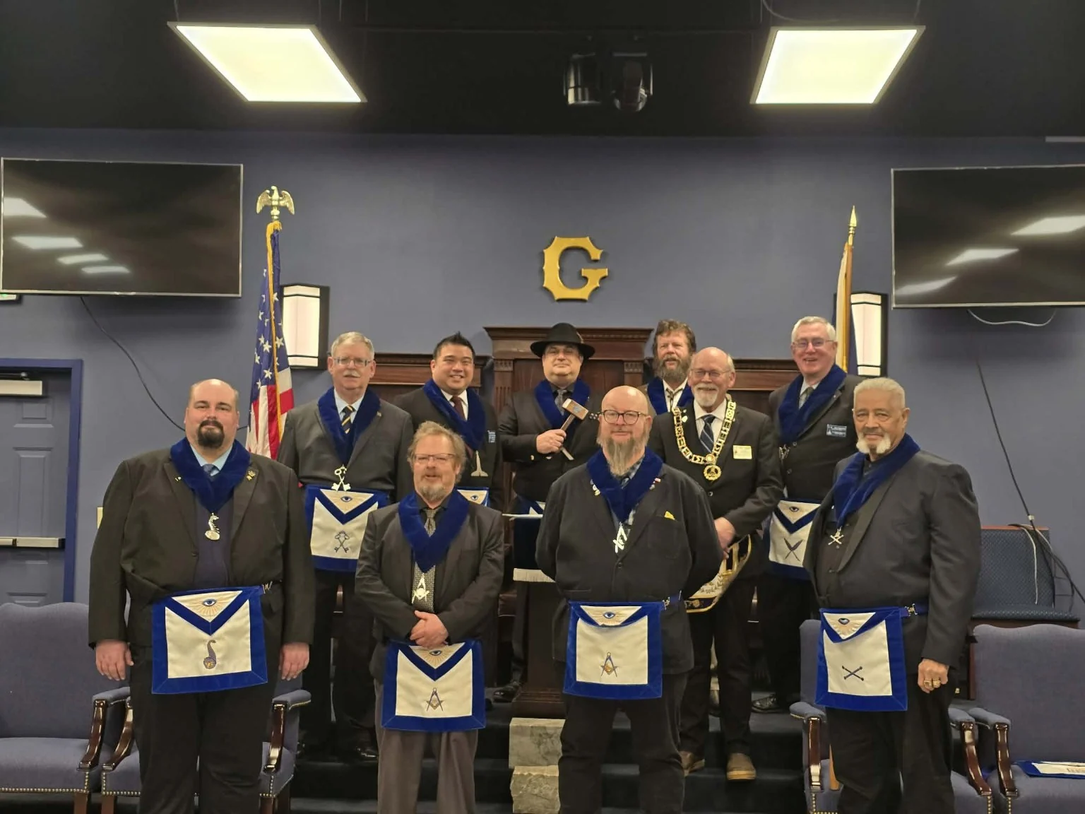 Members of the Juneau Masonic community