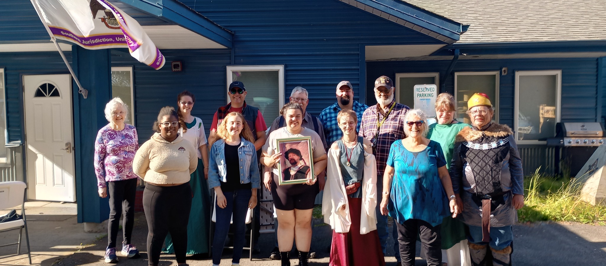 Juneau Rainbow Girls and community members gathered for the Masters Ren Faire